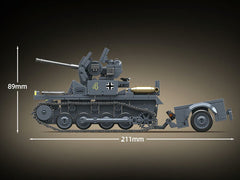 AFM ドイツ軍 対空戦車 Flakpanzer I(フラックパンツァー I) 675Blocks
