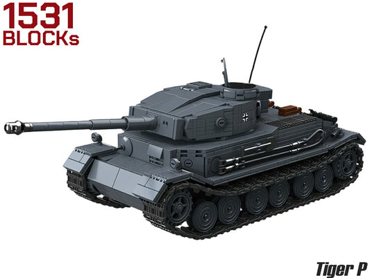 AFM ドイツ軍 VI号戦車ティーガー (P) (Panzerkampfwagen VI Tiger (P) / VK 45.01 (P)) 1531Blocks