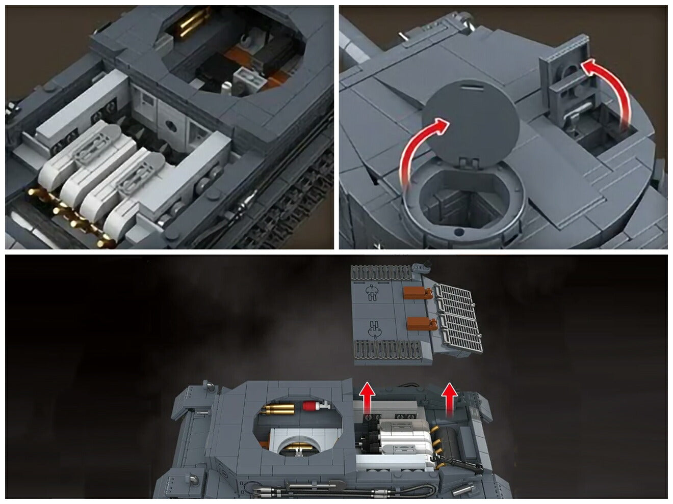 AFM ドイツ軍 VI号戦車ティーガー (P) (Panzerkampfwagen VI Tiger (P) / VK 45.01 (P)) 1531Blocks