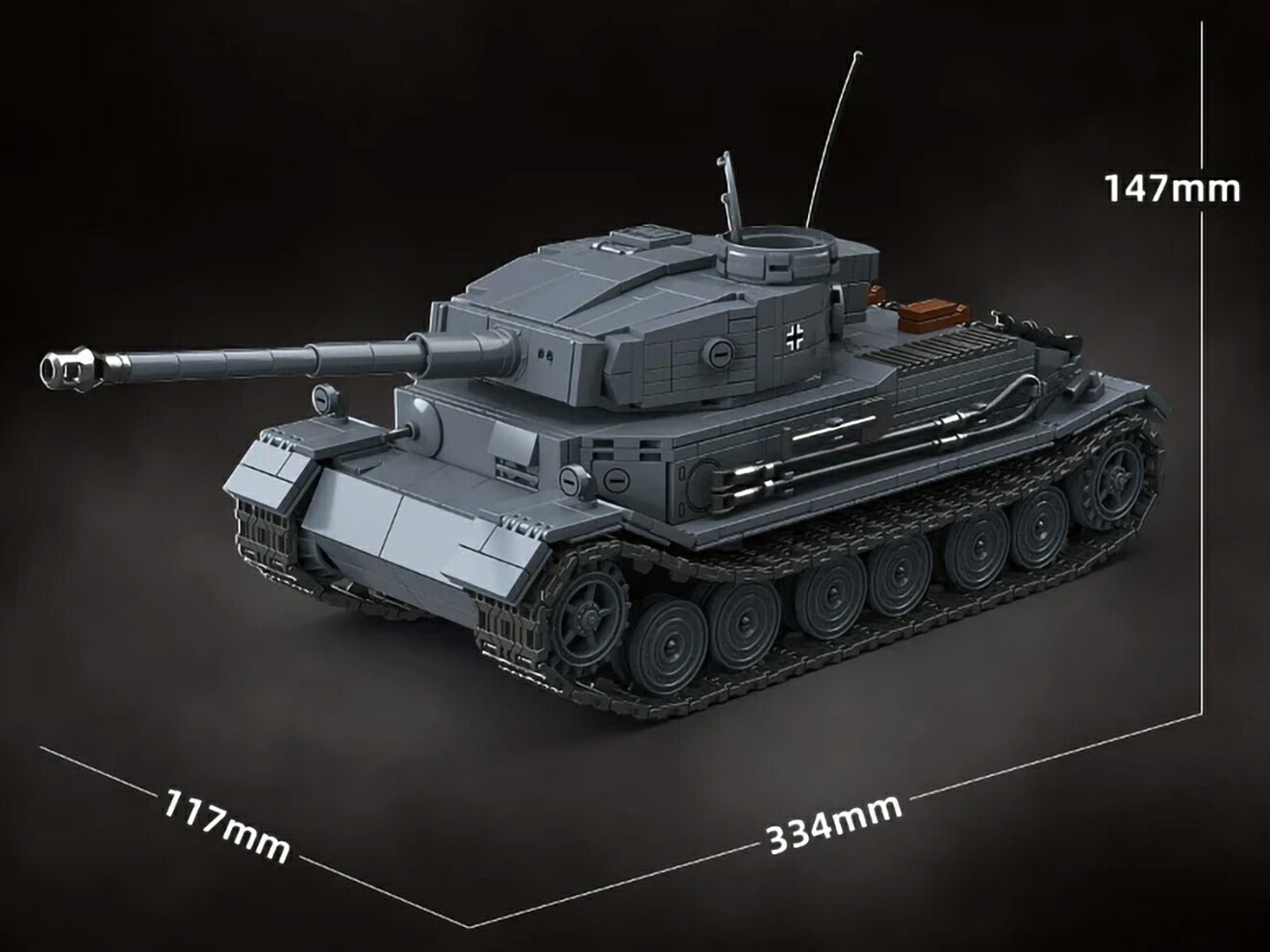 AFM ドイツ軍 VI号戦車ティーガー (P) (Panzerkampfwagen VI Tiger (P) / VK 45.01 (P)) 1531Blocks