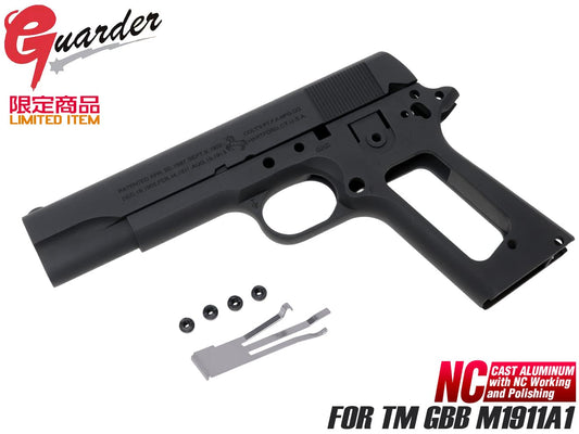 GUARDER M1911A1 COLT アルミスライド&フレーム [カラー：ブラック / シルバー]