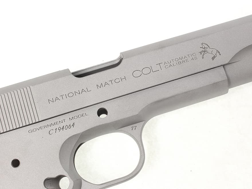 GUARDER 1911 ナショナルマッチ アルミスライド&フレーム [カラー：ブラック / シルバー]