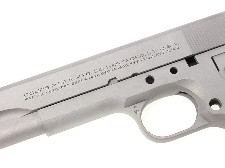 GUARDER 1911 ナショナルマッチ アルミスライド&フレーム [カラー：ブラック / シルバー]