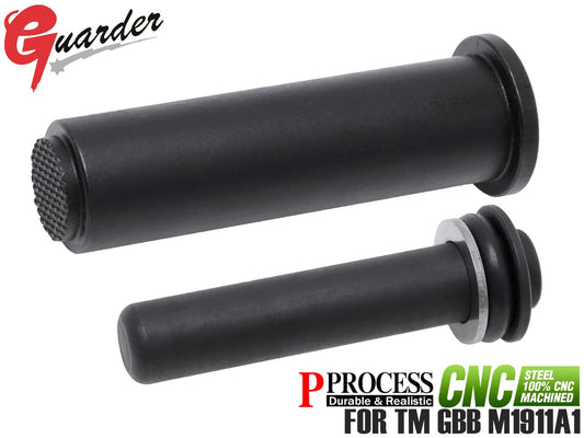 GUARDER スチール リコイルスプリングガイド＆プラグ M1911用 ブラック
