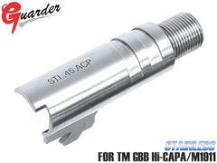 GUARDER ステンレスチャンバー M1911 / MEU / Hi-CAPAシリーズ用 [マーキング：S.A. .45 AUTO / COLT .45 AUTO / STI .45 ACP / Cal. 45 NDT P / NW7125 .45 ACP / INFINITY .45 ACP / S.A. 45 AUTO 2]
