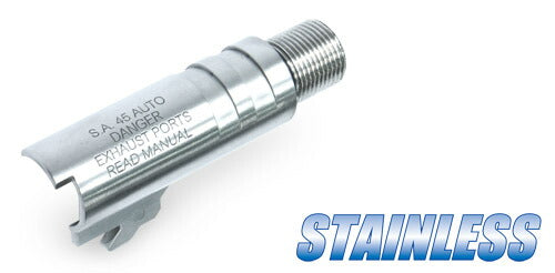 GUARDER ステンレスチャンバー M1911 / MEU / Hi-CAPAシリーズ用 [マーキング：S.A. .45 AUTO / COLT .45 AUTO / STI .45 ACP / Cal. 45 NDT P / NW7125 .45 ACP / INFINITY .45 ACP / S.A. 45 AUTO 2]