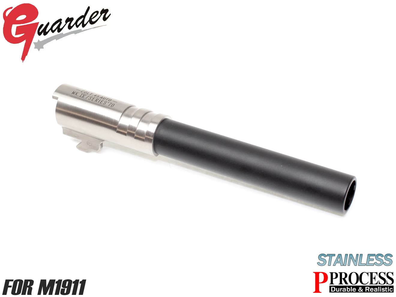 東京マルイ 1911／MEU ステンレスチャンバー／バレル ガーダー アウターバレル 東京マルイ ガスブロ MEU（ステンレス