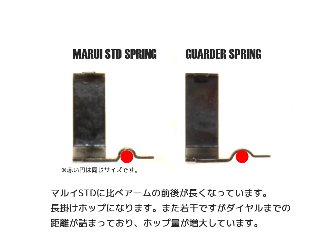 GUARDER 強化ホップアップチャンバー M1911 / MEU [商品構成：カバー＋レバー / ASSY]