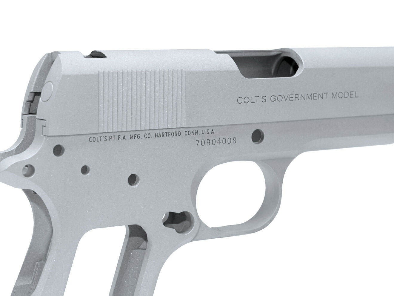 GUARDER 1911 シリーズ70's アルミスライド＆フレーム M1911用 [カラー：ブラック / シルバー]