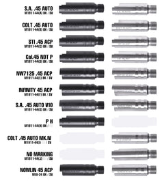 GUARDER CNCチャンバー マルイ M1911/ハイキャパ/MEU用 [材質・刻印：スチール/ステンレス・A/B/C/D/E/F/G/H/I/J]