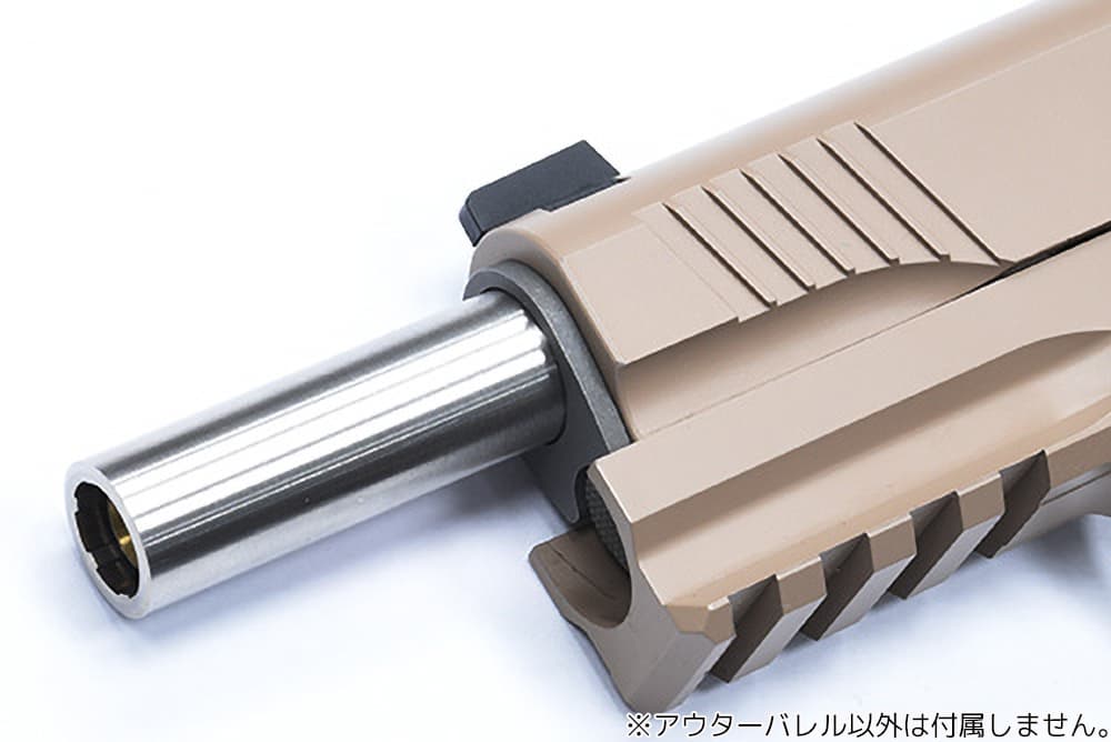 GUARDER ステンレス CNC アウターバレル for 東京マルイ GBB M45A1