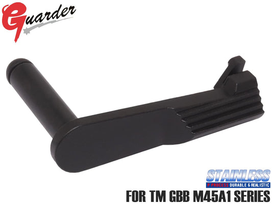 GUARDER ステンレス(P-PROCESS) スライドストップ for マルイ M45A1 [カラー：BK / FDE]