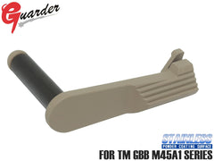 GUARDER ステンレス(P-PROCESS) スライドストップ for マルイ M45A1 [カラー：BK / FDE]