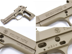 GUARDER M9 DesertStorm アルミスライド＆フレーム マルイM92Fシリーズ [カラー：ブラック / Cerakote FDE]