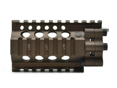 MADBULL AIRSOFT DANIEL DEFENSE AR15 Lite RAS/Kit 4 inch [カラー：BK / TAN]【レターパック可】