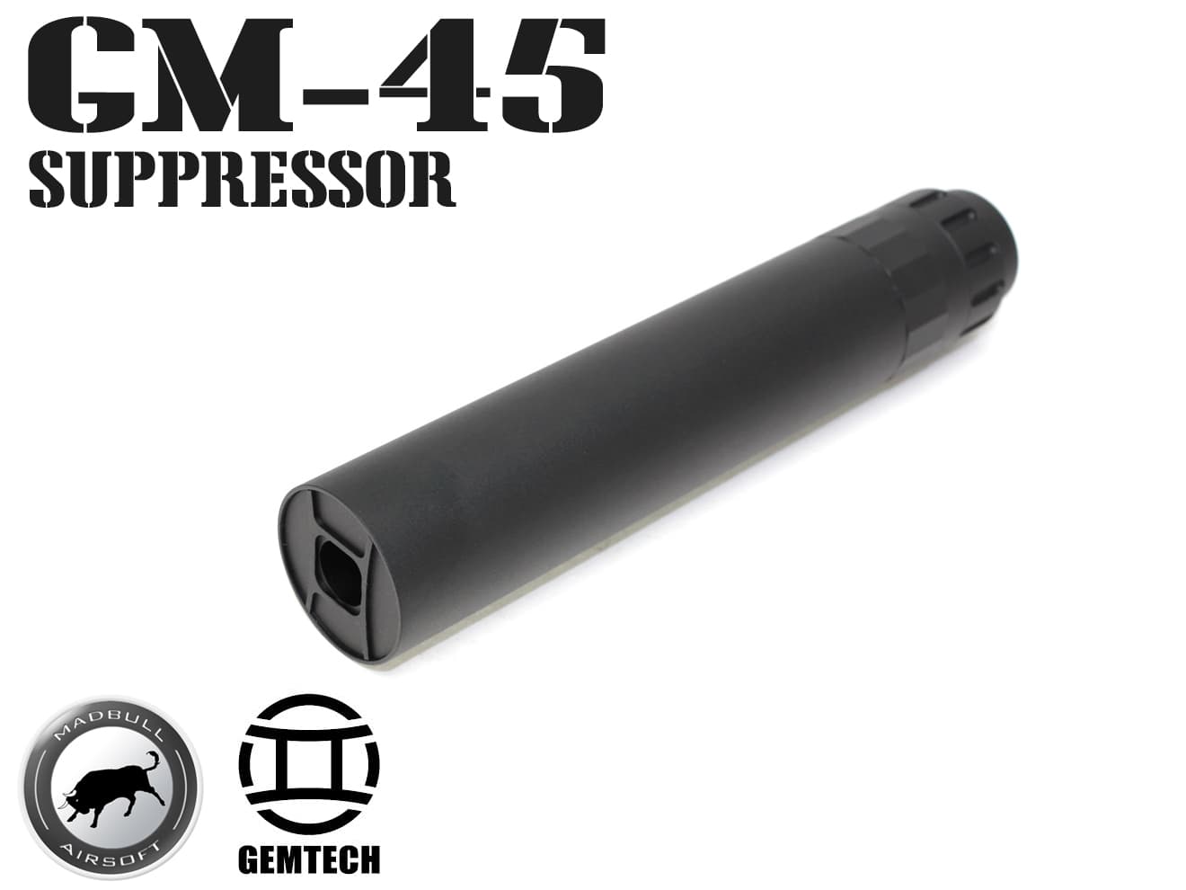 MADBULL GEMTECH G5 サイレンサー 14mm逆ネジ対応 [カラー：BK / TAN