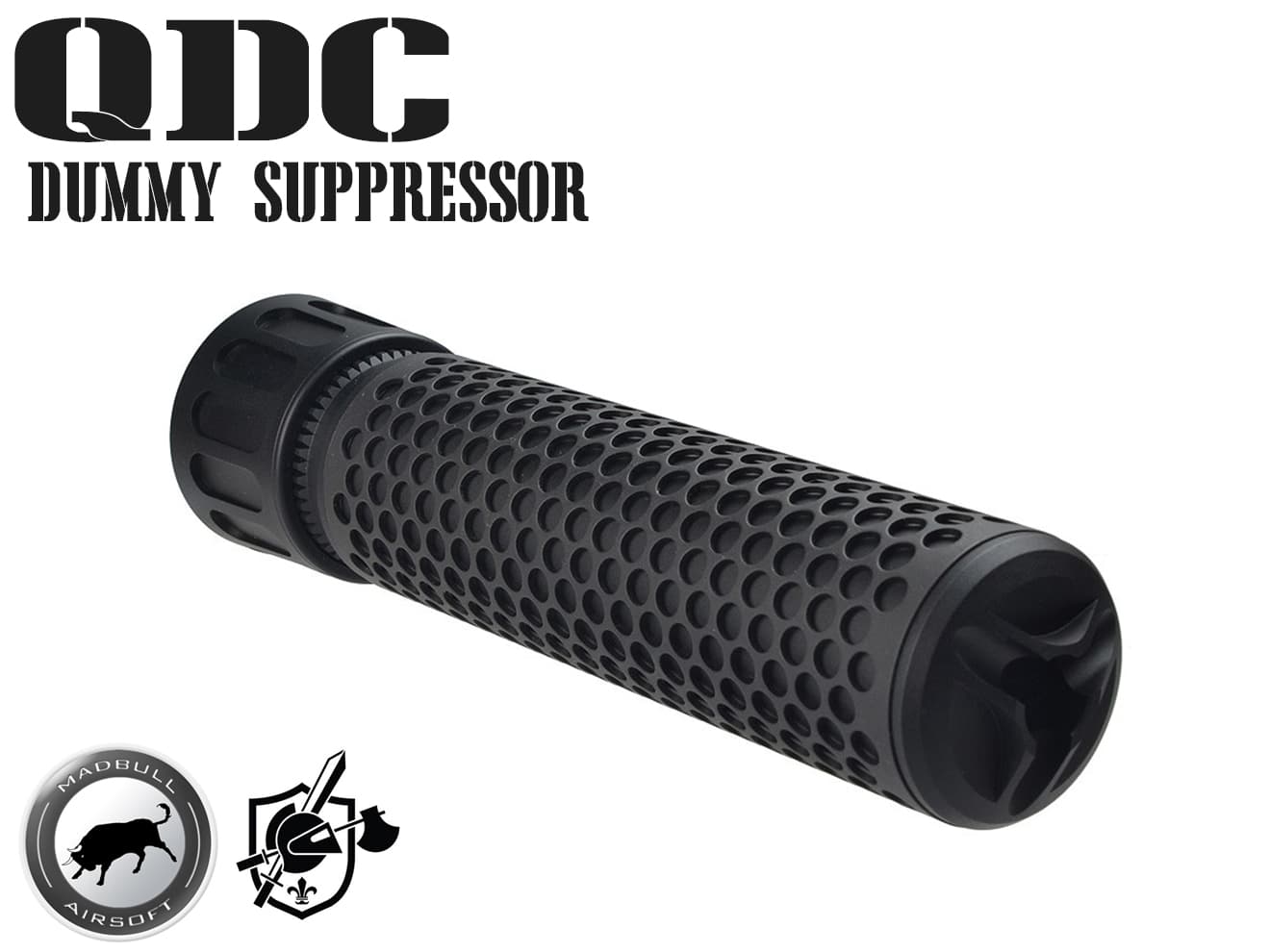 MADBULL KAC QDC Airsoft ダミーサプレッサー  [対応・カラー：14mm正ネジ・BK / 14mm正ネジ・TAN / 14mm逆ネジ・BK / 14mm逆ネジ・TAN]