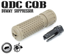 MADBULL KAC QDC CQB Airsoft ダミーサプレッサー  [対応・カラー：14mm正ネジ・BK / 14mm正ネジ・TAN / 14mm逆ネジ・BK / 14mm逆ネジ・TAN]