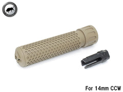 MADBULL KAC QDC Airsoft ダミーサプレッサー  [対応・カラー：14mm正ネジ・BK / 14mm正ネジ・TAN / 14mm逆ネジ・BK / 14mm逆ネジ・TAN]
