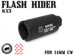 MADBULL Noveske KX3 フラッシュハイダー [対応・カラー：14mm正ネジ・BK / 14mm正ネジ・TAN / 14mm逆ネジ・BK / 14mm逆ネジ・TAN]