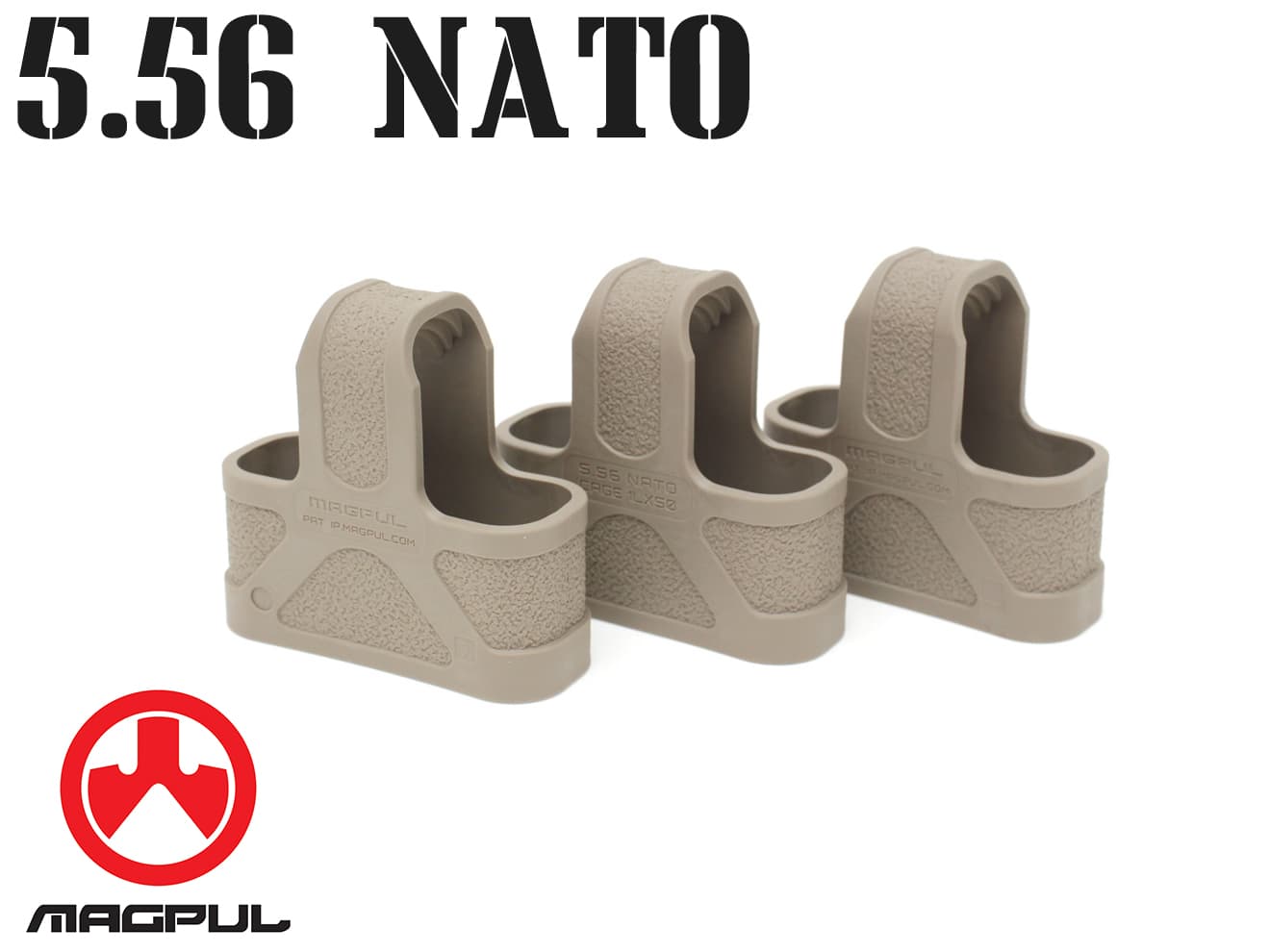 【正規品】MAGPUL 5.56 NATO マガジンループ 3Pack  [カラー：ブラック / FDE]