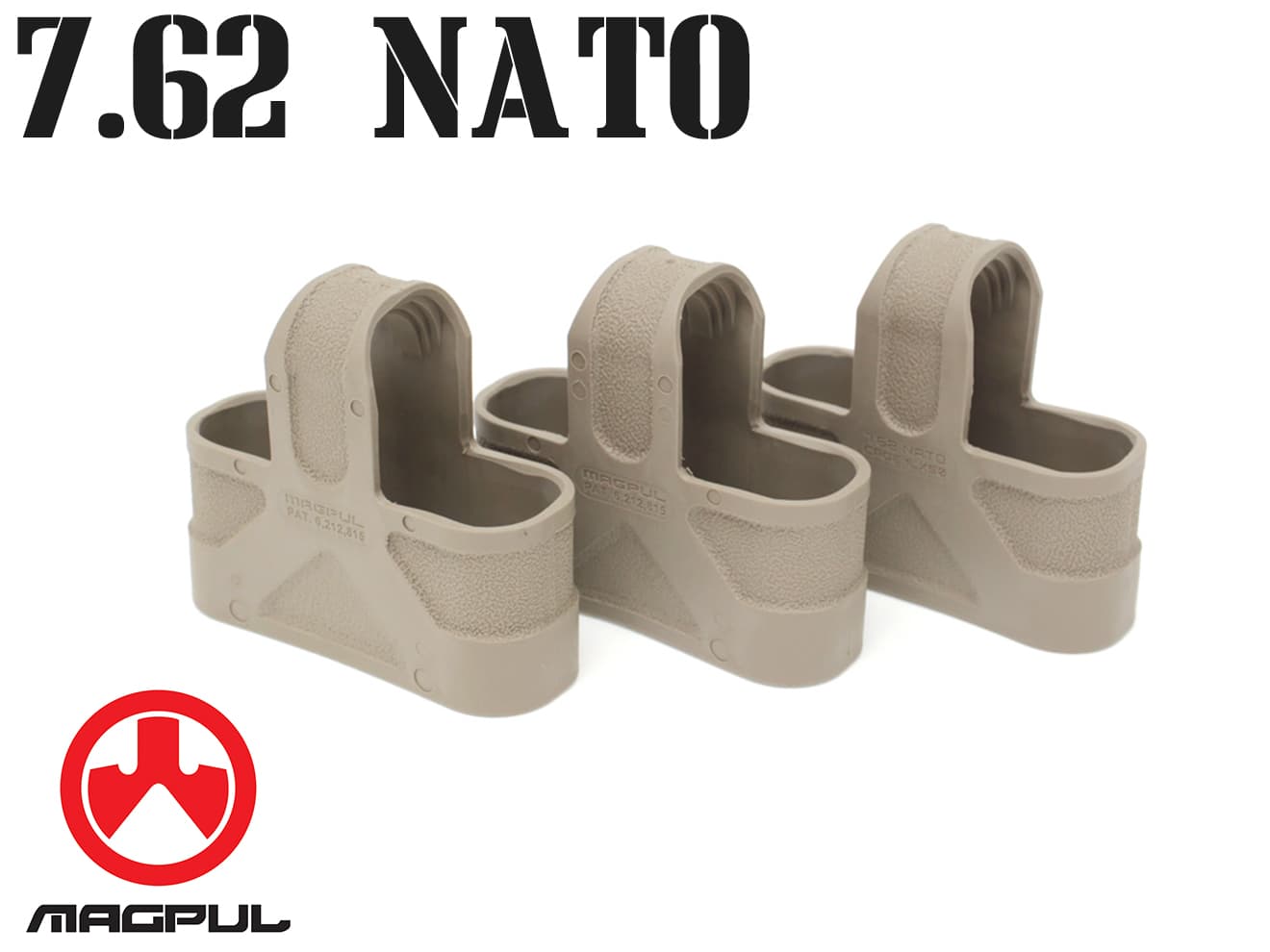 【正規品】MAGPUL 7.62 NATO マガジンループ 3Pack  [カラー：ブラック / FDE]