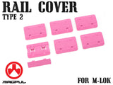 【正規品】MAGPUL M-Lok レイルカバー Type2  [カラー：BK / DE / OD / Pink / SG]