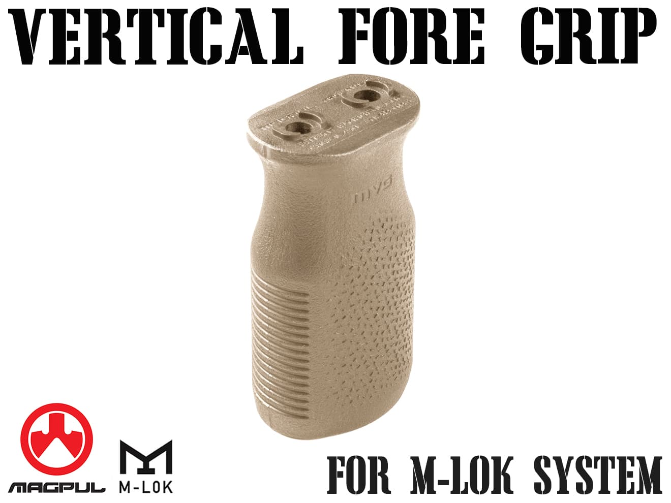 【正規品】MAGPUL MVG フォアグリップ M-LOK [カラー：ブラック / DE]