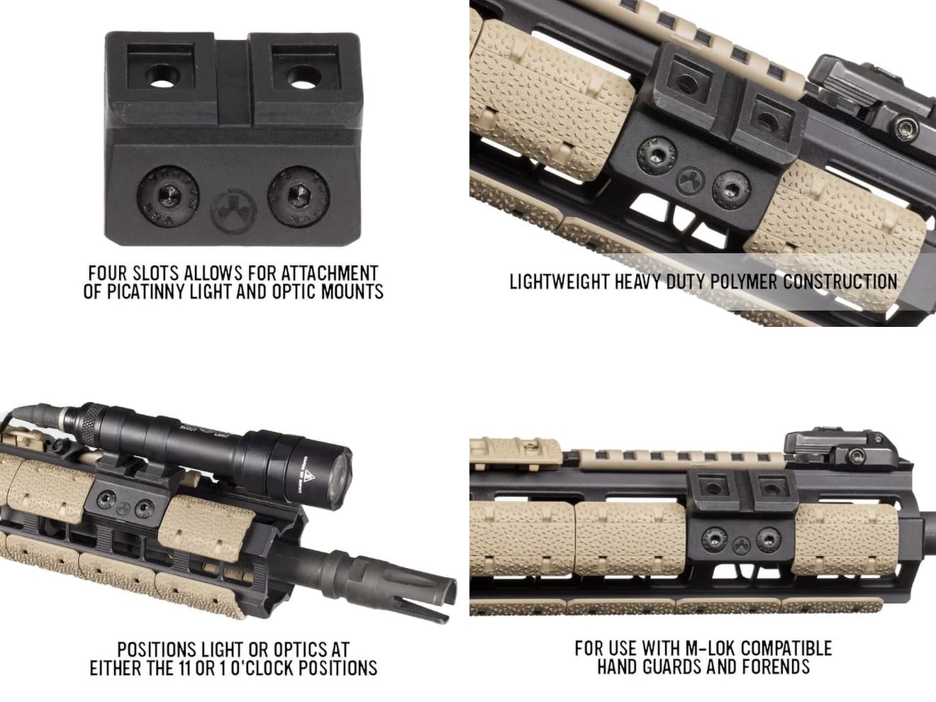 【正規品】MAGPUL オフセット ライト マウント  M-LOK  [材質：アルミ製 / ポリマー製]