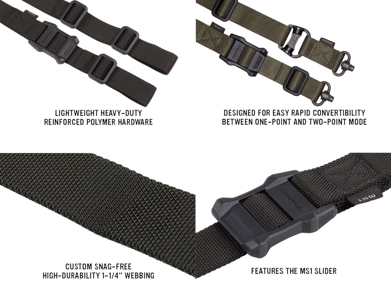 【正規品】MAGPUL MS4 デュアル QD GEN.2 スリング  [カラー：ブラック / コヨーテ / グレー / RG]
