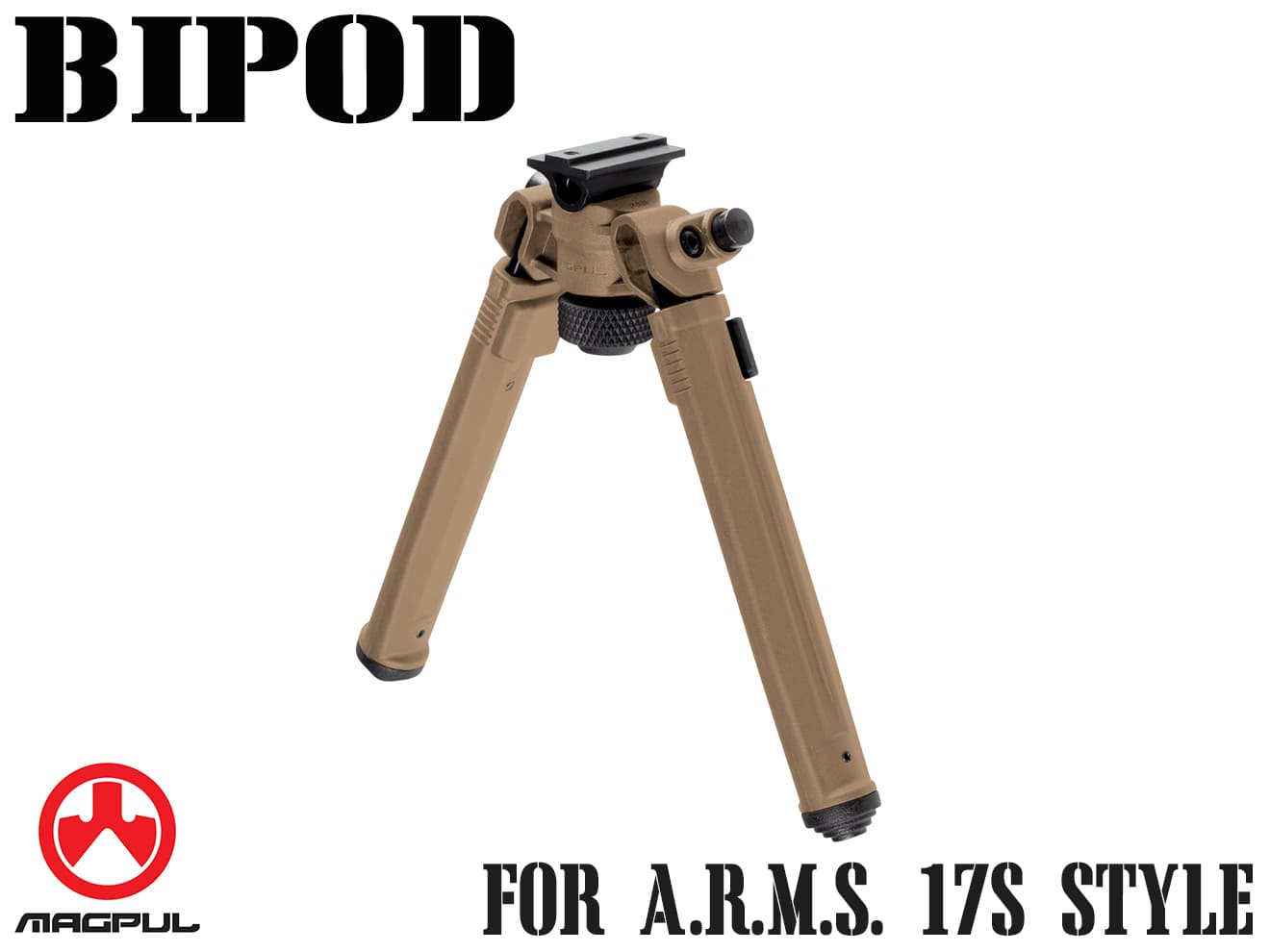 【正規品】MAGPUL バイポッド for A.R.M.S. 17S Style [カラー：BK / DE]
