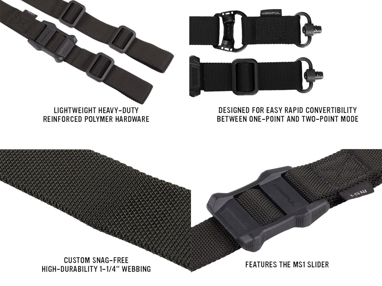 【正規品】MAGPUL MS4 デュアル QD GEN.2 スリング  [カラー：ブラック / コヨーテ / グレー / RG]