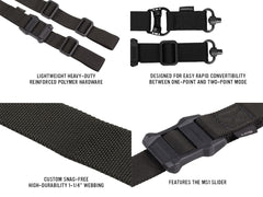 【正規品】MAGPUL MS4 デュアル QD GEN.2 スリング  [カラー：ブラック / コヨーテ / グレー / RG]