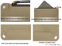 【正規品】MAGPUL DAKA ポーチ [カラー / サイズ：BK / スモール / FDE / スモール / BK / ミディアム / FDE / ミディアム / BK / ラージ / FDE / ラージ / BK / XL / FDE / XL]