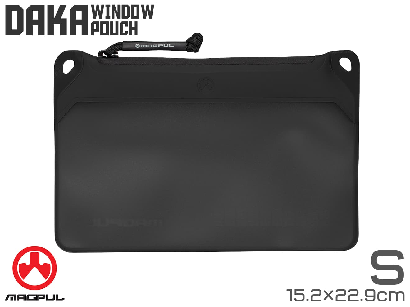 【正規品】MAGPUL DAKA Window ポーチ [カラー / サイズ：BK / スモール / FDE / スモール / BK / ミディアム / FDE / ミディアム / BK / ラージ / FDE / ラージ]
