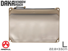 【正規品】MAGPUL DAKA Window ポーチ [カラー / サイズ：BK / スモール / FDE / スモール / BK / ミディアム / FDE / ミディアム / BK / ラージ / FDE / ラージ]