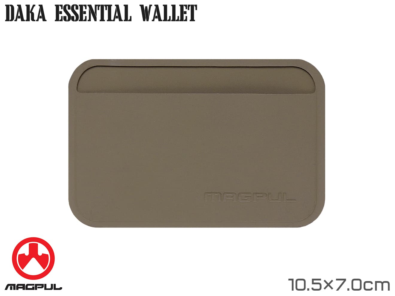 【正規品】MAGPUL DAKA Essential ウォレット  [カラー：BK / FDE]