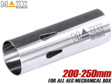 MAXX AEG ステンレスCNC シリンダー [商品タイプ：type A(450-550mm) / type B(400-450mm) / type C(300-400mm) / type D(250-300mm) / type E(200-250mm) / type F(110-200mm)]