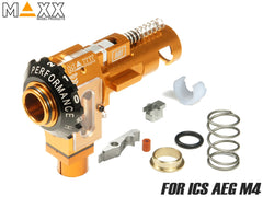 MAXX アルミCNC ホップアップチャンバーMI SPORT for  ICS AEG M4 [仕様：LEDモジュール有 / 無]