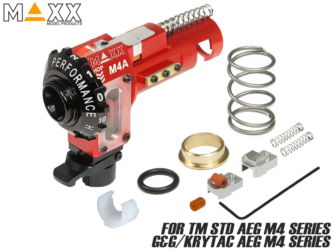 MAXX アルミCNC ホップアップチャンバー M4A PRO for TM/G&G/KRYTAC AEG M4