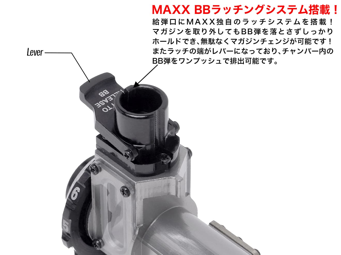 MAXX アルミCNC ホップアップチャンバーME PRO MAXX アルミCNC ホップアップチャンバーME PRO for TM AEG M4