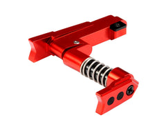 MAXX アルミCNC アドバンスド マガジンキャッチ Style A for AEG M4 [カラー：ブラック / ブルー / ゴールド / レッド]