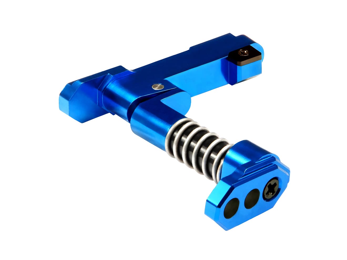 MAXX アルミCNC アドバンスド マガジンキャッチ Style B for AEG M4 [カラー：ブラック / ブルー / ゴールド / レッド]