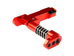 MAXX アルミCNC アドバンスド マガジンキャッチ Style B for AEG M4 [カラー：ブラック / ブルー / ゴールド / レッド]