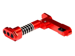 MAXX アルミCNC アドバンスド マガジンキャッチ Style B for AEG M4 [カラー：ブラック / ブルー / ゴールド / レッド]