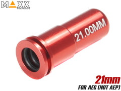 MAXX アルミCNC ダブルOリング エアシールノズル [長さ：19.5mm / 20.5mm / 20.75mm / 21mm / 21.25mm / 21.5mm / 21.75mm / 22mm / 22.25mm / 22.5mm]