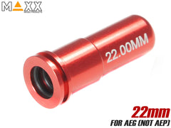 MAXX アルミCNC ダブルOリング エアシールノズル [長さ：19.5mm / 20.5mm / 20.75mm / 21mm / 21.25mm / 21.5mm / 21.75mm / 22mm / 22.25mm / 22.5mm]
