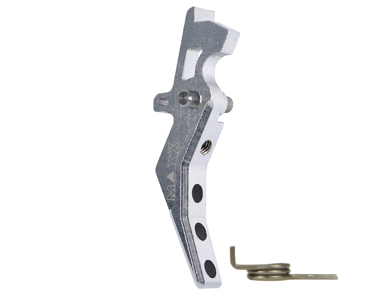 MAXX アルミCNC アドバンスド トリガー type B for AEG M4 [カラー：ブラック / レッド / ブルー / チタン / オレンジ / シルバー]