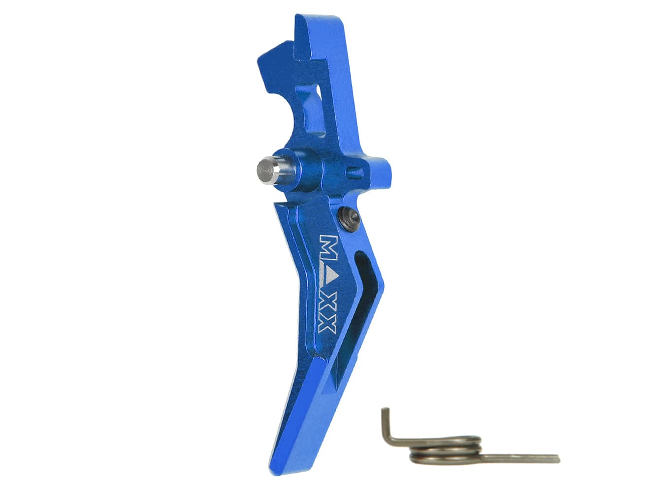MAXX アルミCNC アドバンスド トリガー type B for AEG M4 [カラー：ブラック / レッド / ブルー / チタン / オレンジ / シルバー]