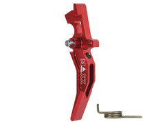 MAXX アルミCNC アドバンスド トリガー type C for AEG M4 [カラー：ブラック / オレンジ / シルバー / レッド / ブルー / チタン]